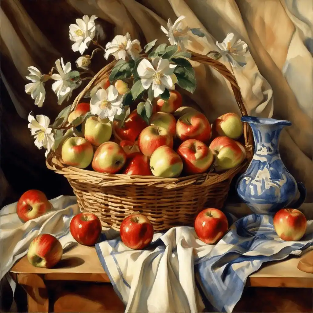 Basket of Apples – Zinaida Serebriakova