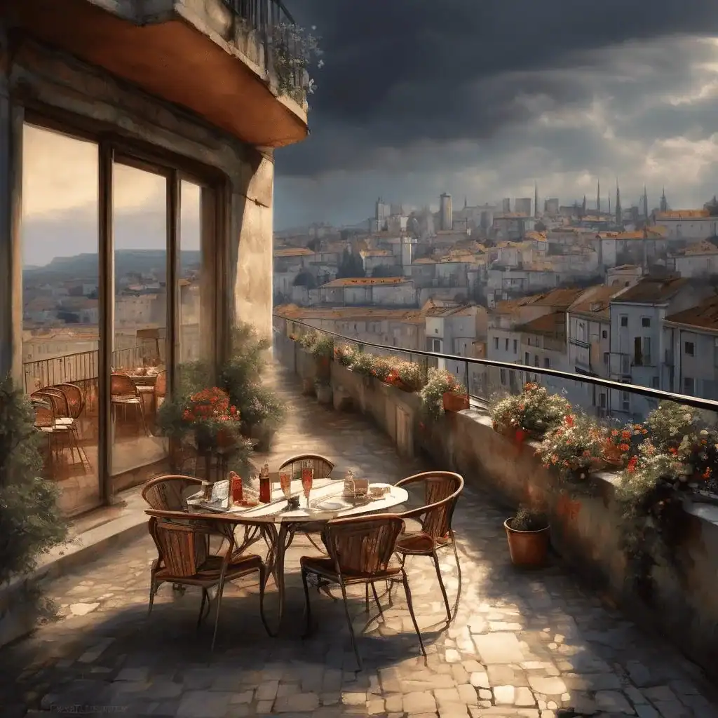 Terrace in Balcic – Nutzi Acontz
