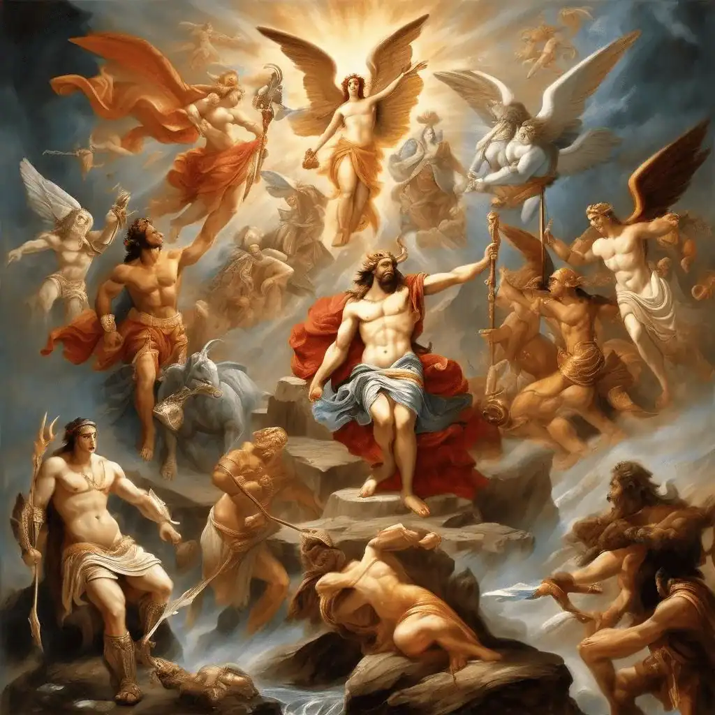 Mythological Group – David Scott