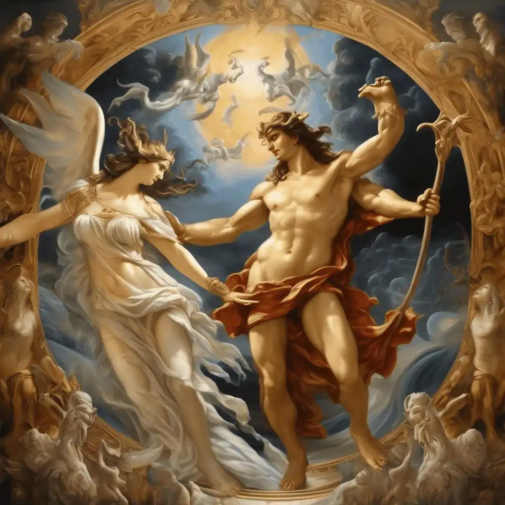 Apollon Och Dafne – Placido Costanzi