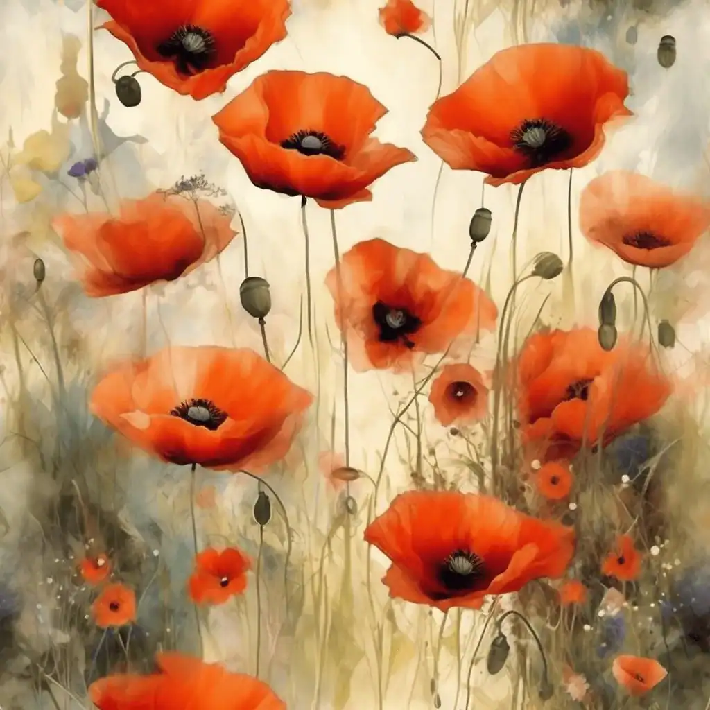 Garden Poppies – Mildred Anne Butler