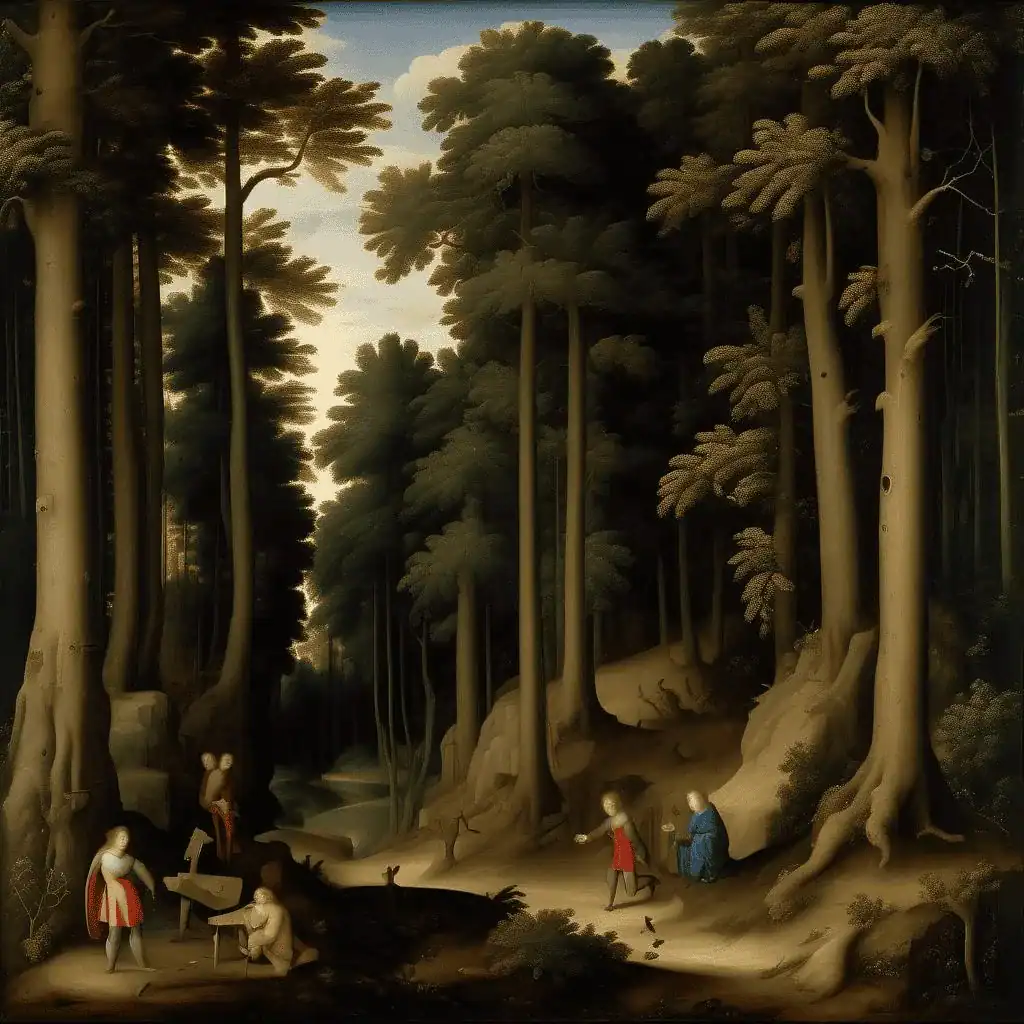 Forest Scene – Gerard David